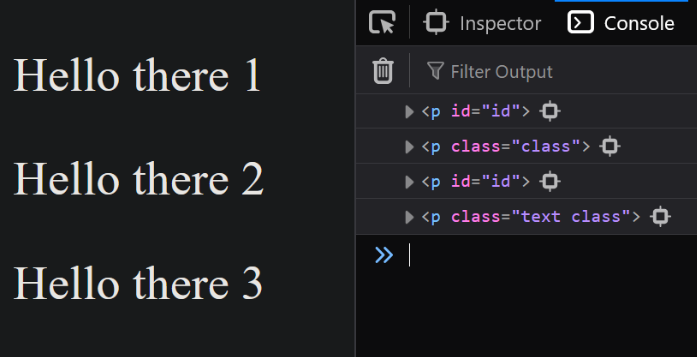 Selecting Elements by CSS Selector 2